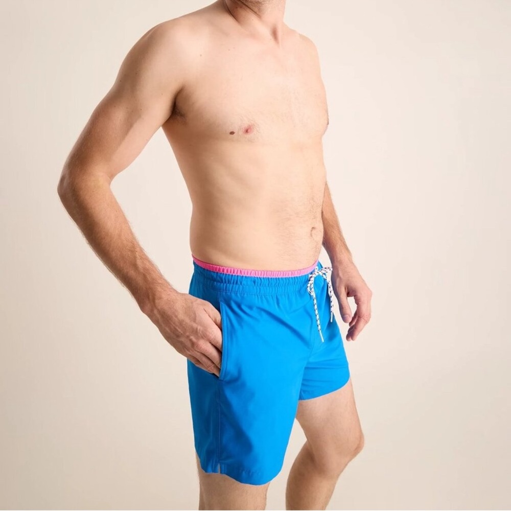 Chubbies Mens Classic 5.5” Mesh Brief-lined Stretch Swim Trunks The Sea Salts XL - Picture 6 of 14